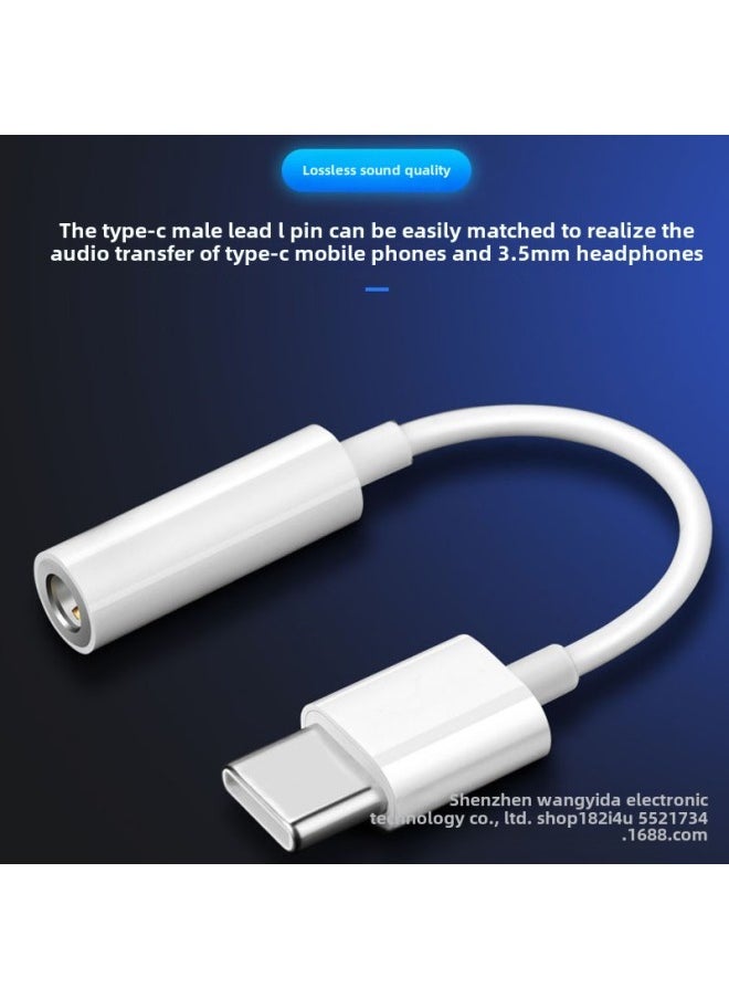 Generic Headset Adapter 3.5mm To Type-C Adapter DAC Digital Decoding Supports Live Calls And Songs-Color:Apple Turn 3.5mm ]  - Image 2