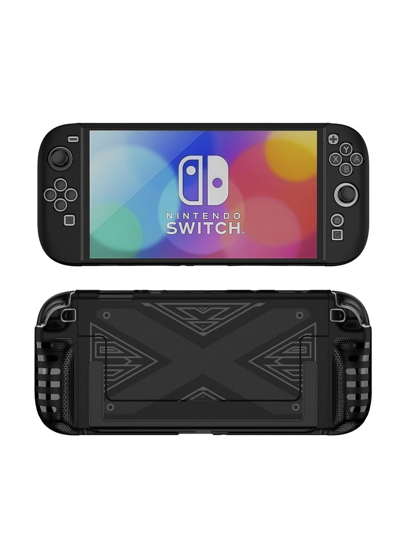 General Thin protective case for Nintendo Switch 2, includes 1 x protective case + 2 x grip cases, PC + TPU composite material, anti-slip, anti-scratch and shock-absorbing, complete protection  - Image 1