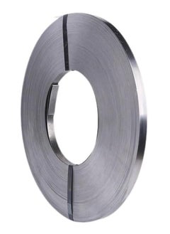 Metal Packing Strip, Electric Packaging Strapping, Hand Pallet Strapping Banding Cord for Heavy Duty Packing Steel Belt Metal Packing Band Steel Strip Strapping Roll 3Kg
