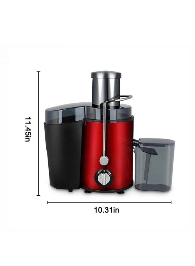 DOTS 2L 650W Juicer with Holes Red/Black/Clear - Image 4