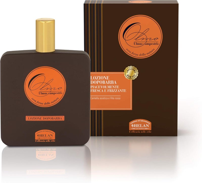 Helan Olmo Mens Aftershave with Refreshing Notes Aftershave Men to Soothe the Skin After Shaving Perfume for Men with Asian Centella for Face Skin After Shave Mens Perfume 100 ml Made in Italy - Image 1