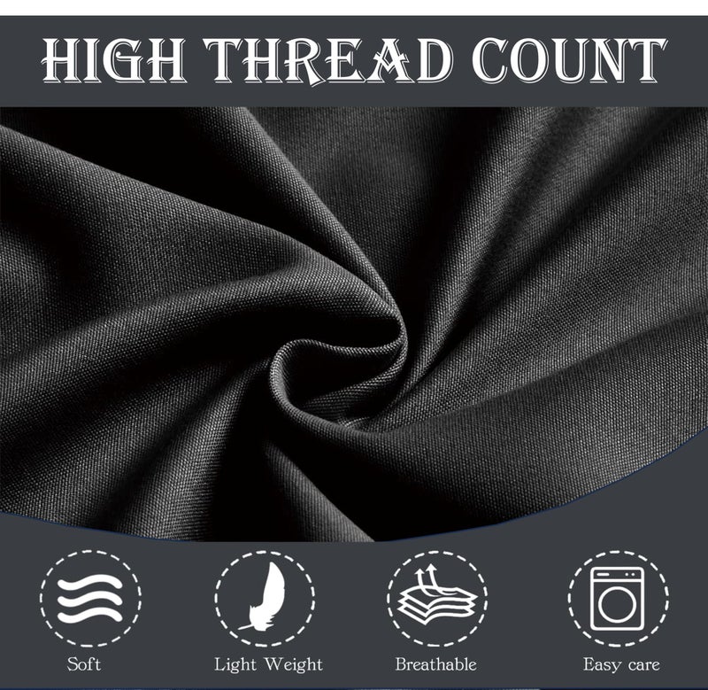 Filymore Solid Dark Grey bedsheet 240 Tc Microfiber Solid Single Color Bedsheet/bedcover for Singlesize Bed with 1 Pillow Cover (Size :90X60 inchs, Single, Dark Gray) - Image 3