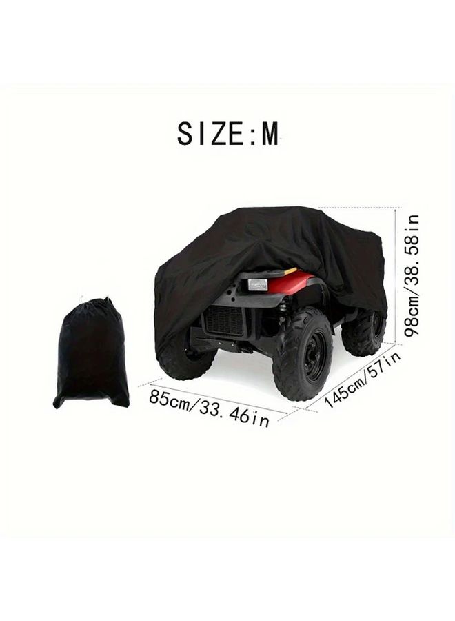 4 Wheeler Outdoor Cover 190T Oxford Fabric Size M 145x85x98 CM - Image 3