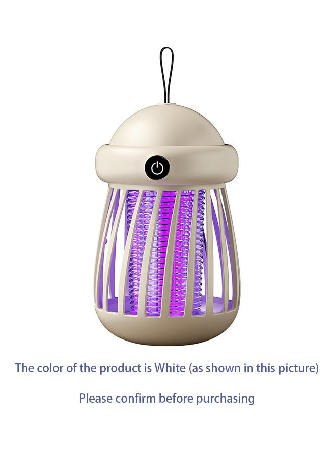 Generic Best Mosquitoes Killer, Mosquitoes and Flying Insects Zapper, Bug Zapper Of Inside and Outside The House Using Electric Shock and UV Lighting, Electric Mosquito, Fly Zapper (White)  - Image 2
