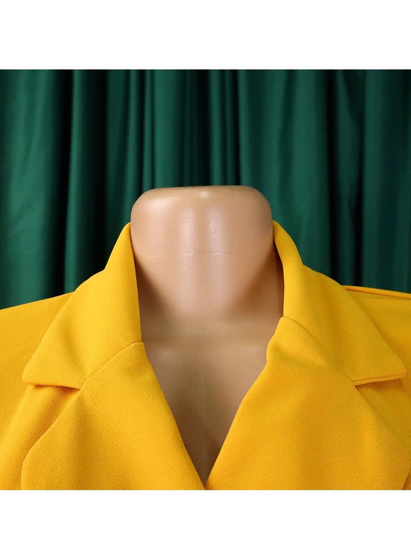 Shougu Suit Collar Fashionable And Elegant Pleated Dress  - Image 5