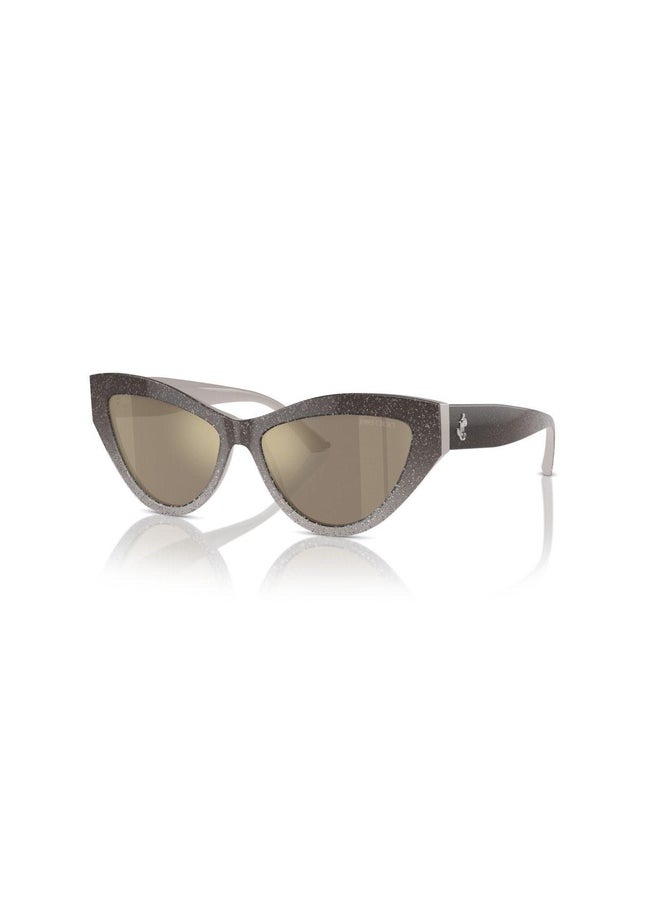 Jimmy Choo Woman CAT EYE  SUNGLASSES- JC 5004 - lense size:55mm - SAND GRADIENT GLITTER  - Image 1