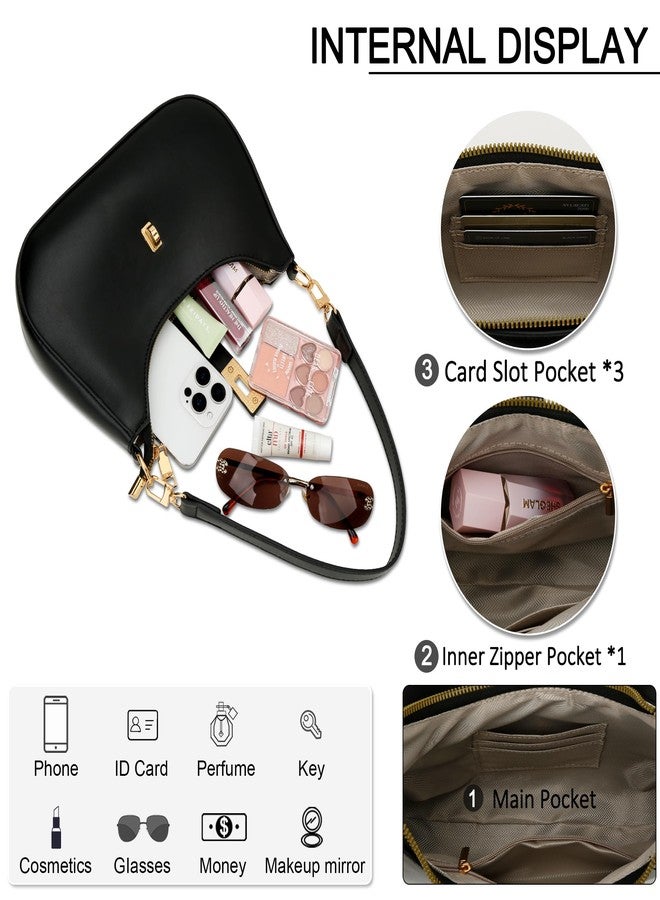 KKXIU Shoulder Bag for Women Cute Hobo Handbag and Vegan Leather Retro Small Clutch Purse with Zipper Closure - Image 5