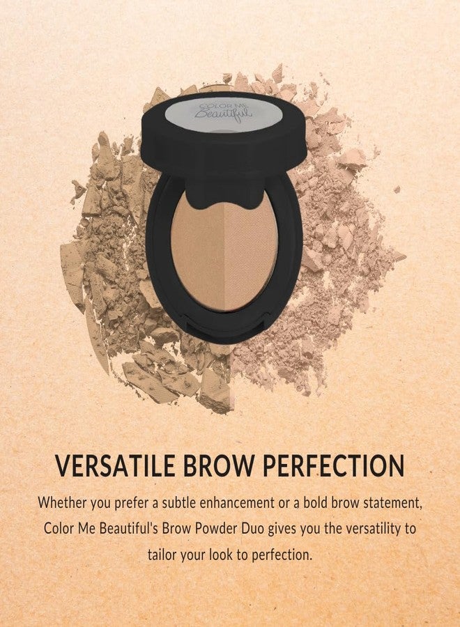 Color Me Beautiful Brow Powder Duo (Coffee Bean) - Image 4