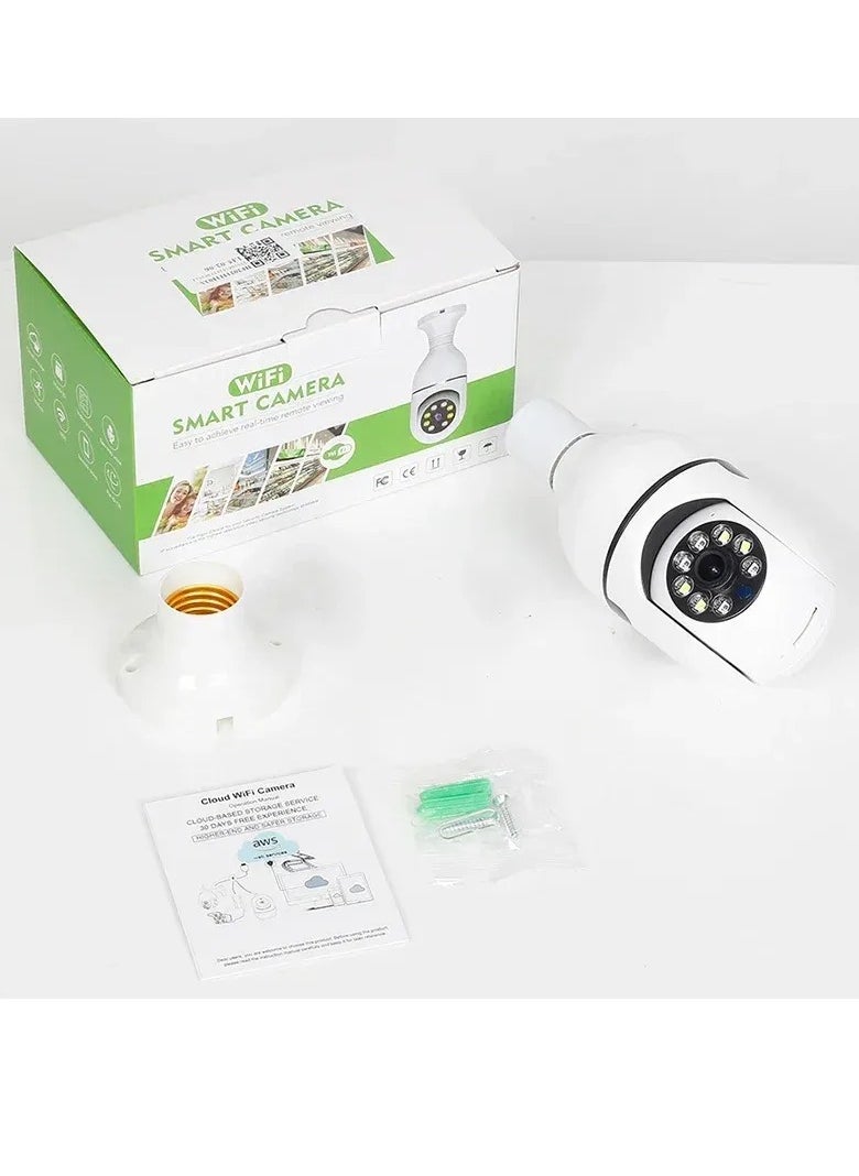 Generic - Wireless Tovnet Wifi Pan Tilt Light Bulb Security Camera360 Degrees 3.0MP Cam Home Surveillance CCTV Panoramic IP Camera with Night Vision Smart Motion Detection - Image 1