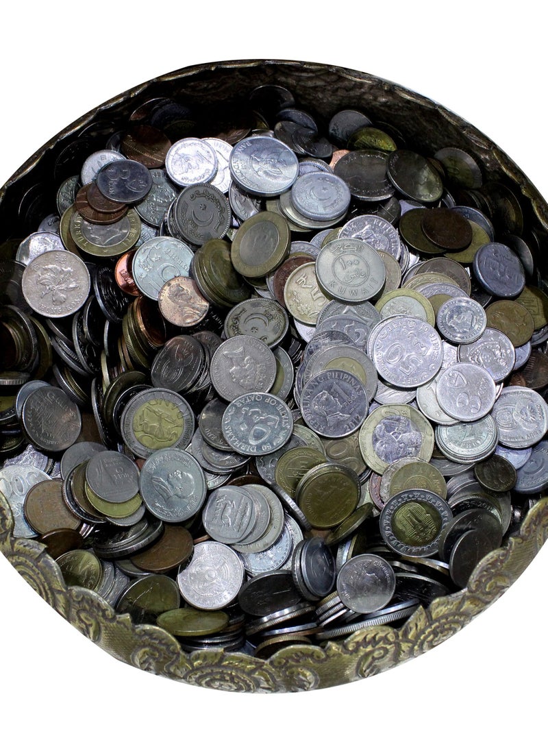 Generic Random Collectible Coins Mix of 1/2 KG (Half Kilogram) From Varies Countries  - Image 1
