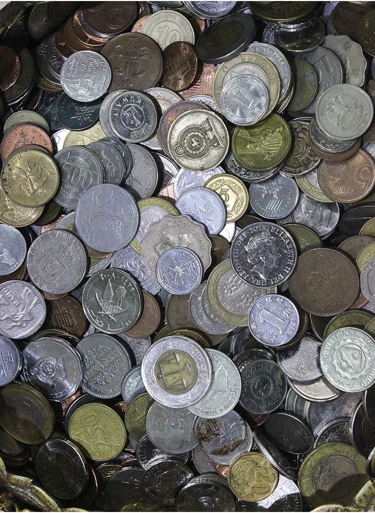 Generic Random Collectible Coins Mix of 1/2 KG (Half Kilogram) From Varies Countries  - Image 3
