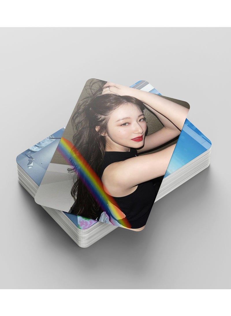 EHOME - 55Pcs Gidle Photo Card Minnie Song Yuqi Miyeon Shuhua Soyeon Lomo Card - Image 1