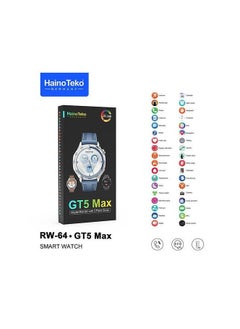 Haino Teko Haino Teko RW-64 GT5 Max Smartwatch With Large Screen AMOLED Display And 3 Pair Of Straps  - Image 3
