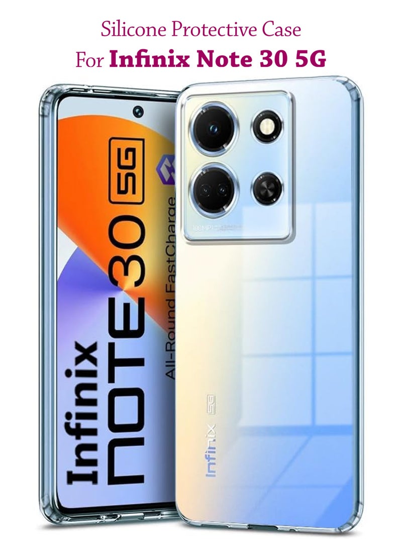 ولديك - غطاء حماية لهاتف Infinix Note 30 5G - شفاف - Image 1
