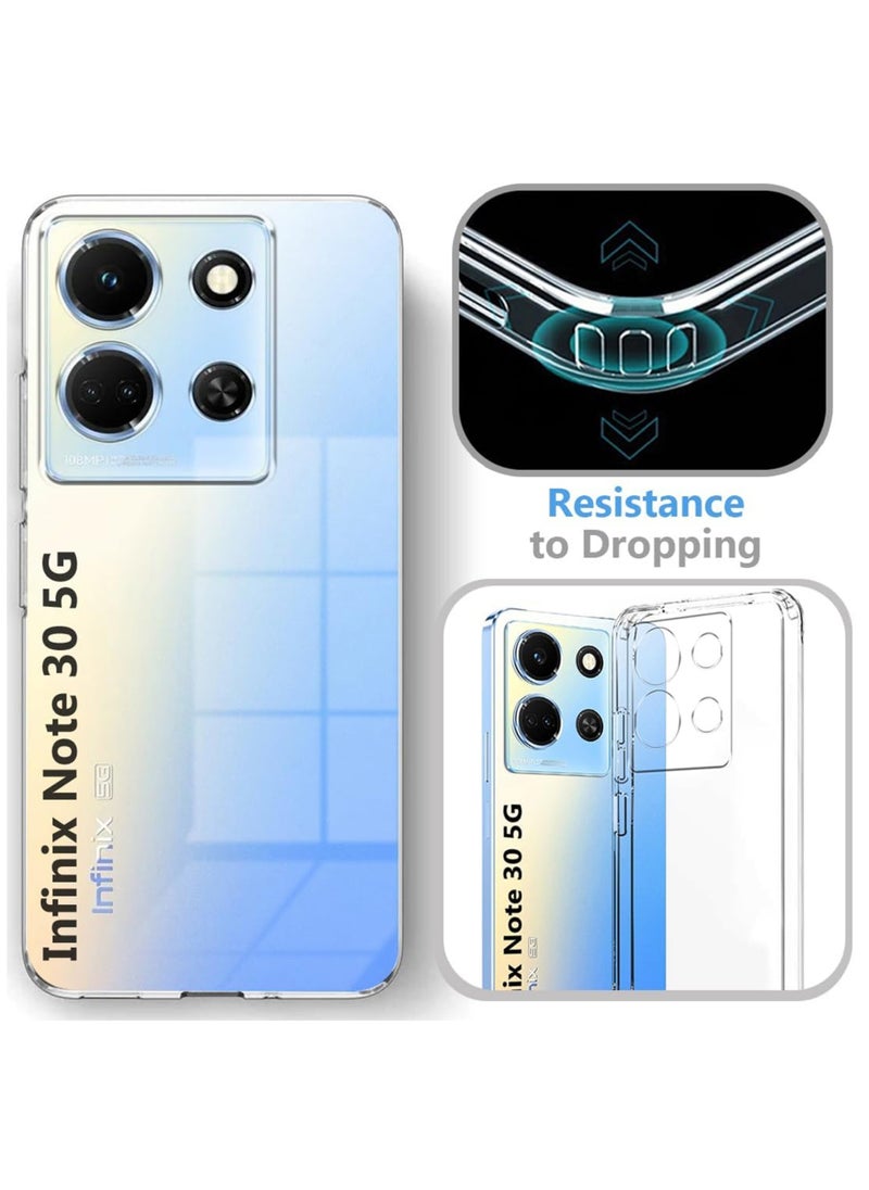 ولديك - غطاء حماية لهاتف Infinix Note 30 5G - شفاف - Image 1