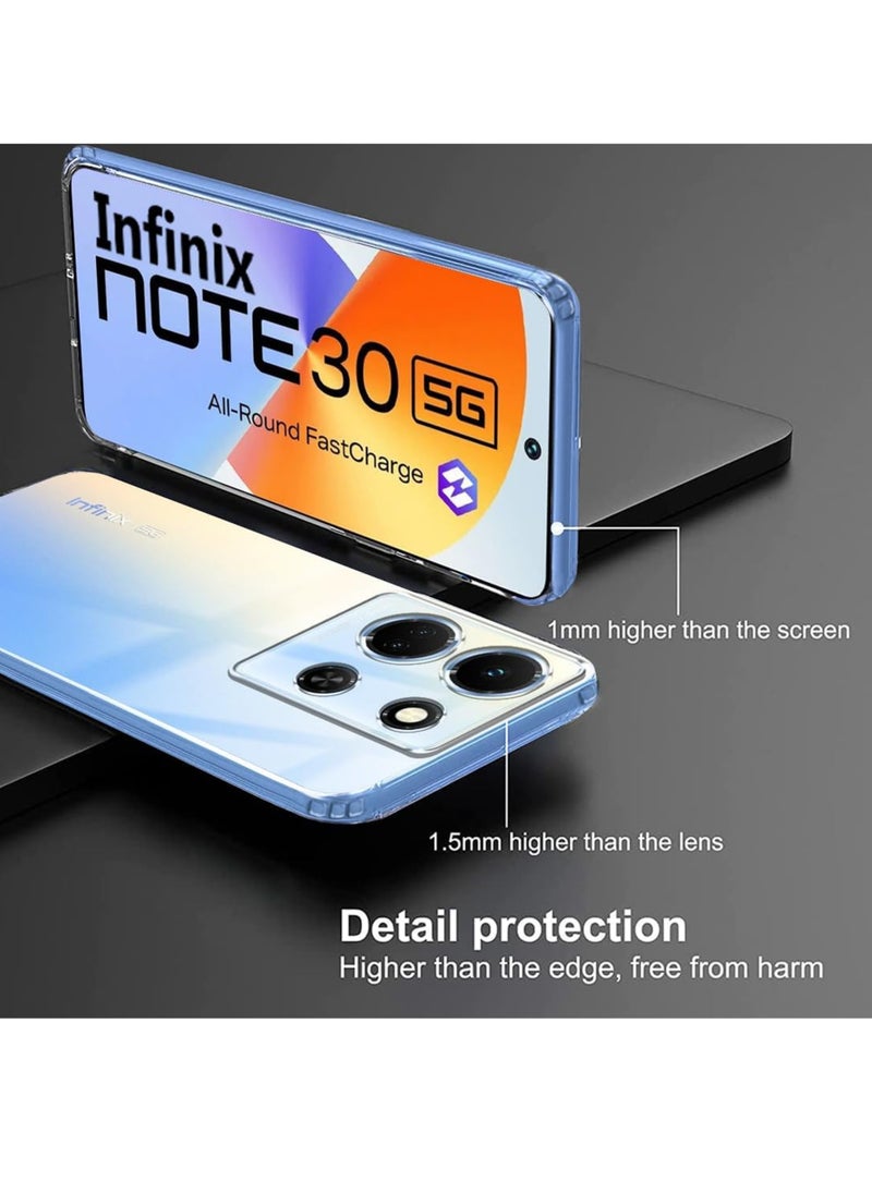 ولديك - غطاء حماية لهاتف Infinix Note 30 5G - شفاف - Image 1