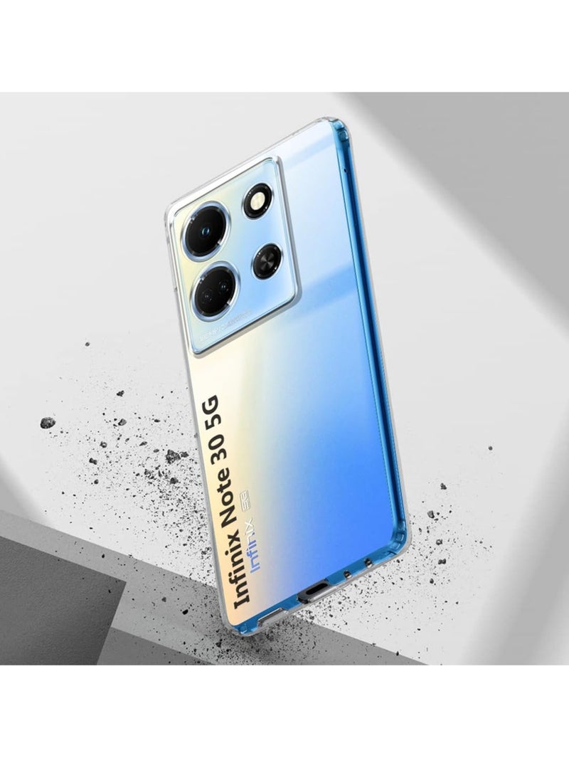 ولديك - غطاء حماية لهاتف Infinix Note 30 5G - شفاف - Image 1