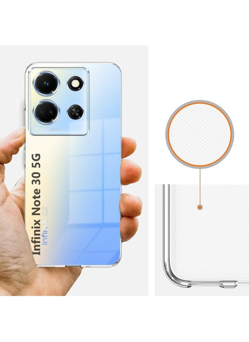 ولديك - غطاء حماية لهاتف Infinix Note 30 5G - شفاف - Image 1