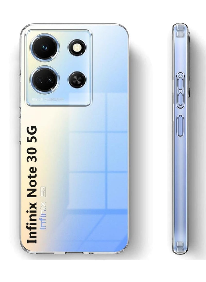 ولديك - غطاء حماية لهاتف Infinix Note 30 5G - شفاف - Image 1
