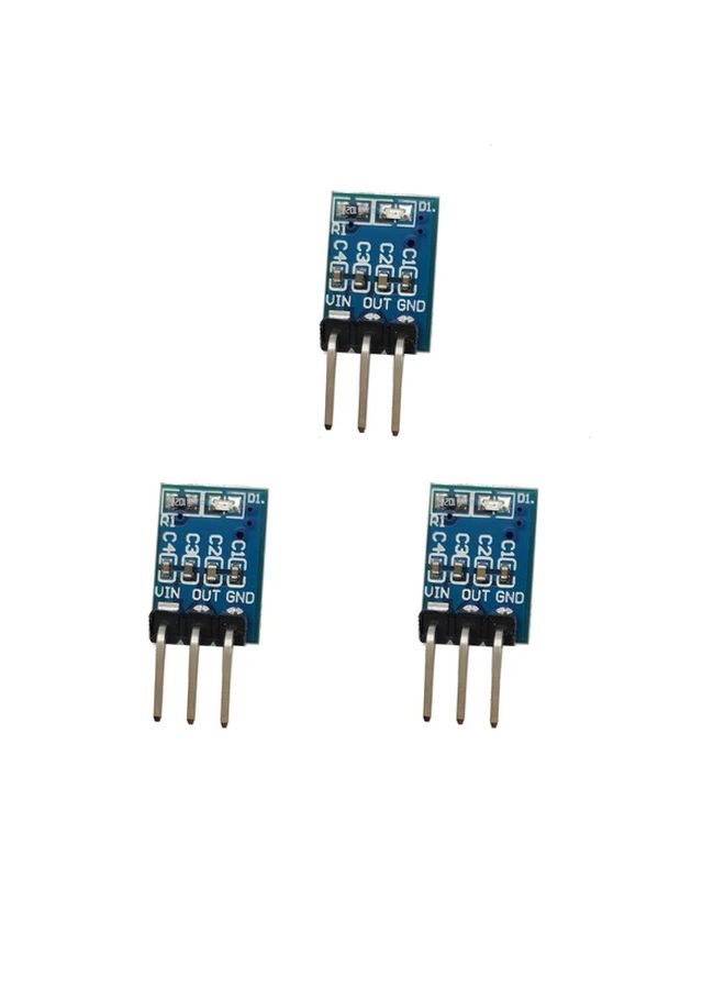 AMS1117 Adjustable Buck Converter Voltage Regulator Module 3pcs DC DC Step Down Power Supply - Image 1