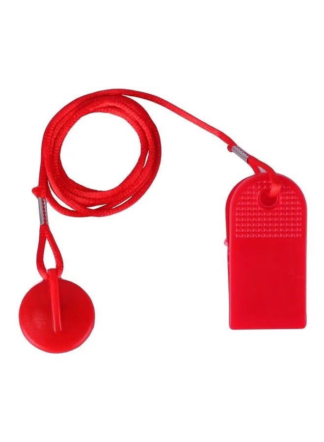 Universal Treadmill Magnet Safety Key, Magnetic Safety Switch Round Treadmill Replacement Key for Most Treadmills & Running Machines Emergency Stop Accessories 5.8x2.7x1.5cm - Image 1