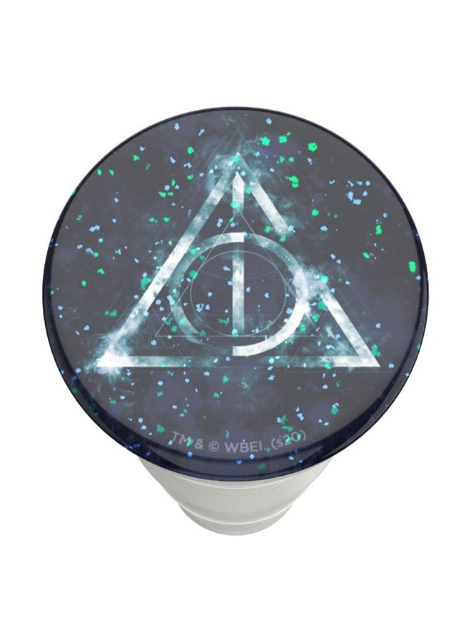 PopSockets Phone Grip with Expanding Kickstand, Adhesive Grip - Glitter Deathly Hallows - Image 4
