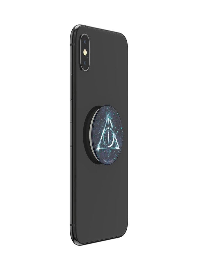 PopSockets Phone Grip with Expanding Kickstand, Adhesive Grip - Glitter Deathly Hallows - Image 3