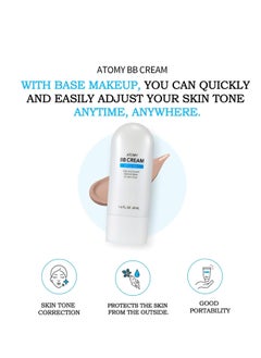 ATOMY BB Cream with Skin Hydration - Lightweight, Moisturizing, Natural Finish, 1.4 Fl Oz (Pack of 1)  - Image 2
