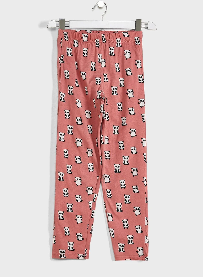 Pinata Panda Printed Pj Set