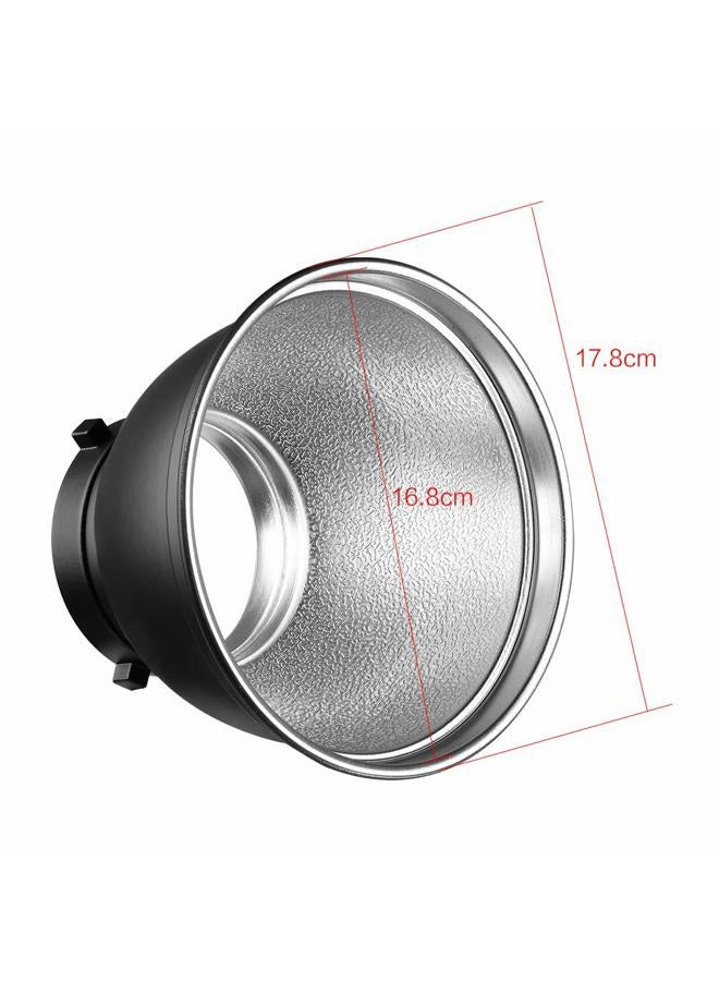 Soonpho 7" Standard Reflector Diffuser Lamp Shade Dish with 10° /30°/ 50° Degree Honeycomb Grid White Soft Cloth for Bowens Mount Studio Strobe Flash Light Speedlite - Image 2