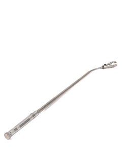 LUSTER 2pc Extendable led flashlight with hanging clip and strong magnetic base silver  - Image 4