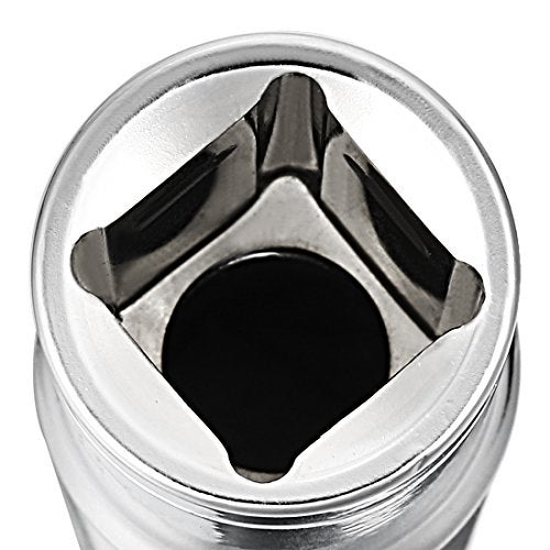 uxcell 2 Pcs 1/4-Inch Drive 8mm 6-Point Shallow Socket, Metric, Cr-V - Image 5