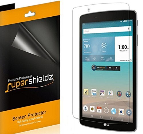 Supershieldz 3 Pack Designed for LG G Pad F 80 and LG G Pad F 80 2nd Gen Screen Protector High Definition Clear Shield PET - Image 1