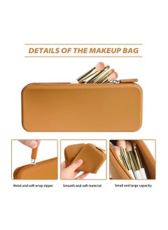 SYOSI Protable Bag and Tool Holder, Azonee Silicone Travel Zippered Pouch, Purse Organizer for Little Tools, Small Pencil Case, Portable Travel Case, 2 PCS, Black & Brown  - Image 5