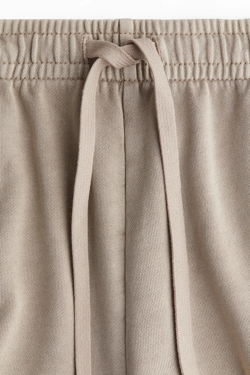H&M Washed cotton sweatshorts