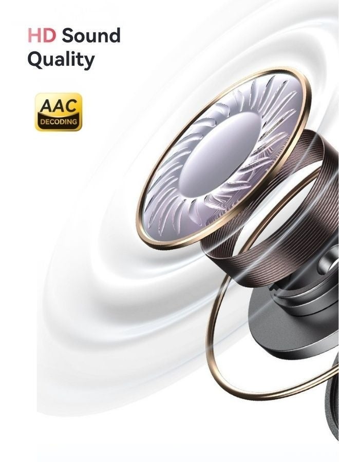 Usams Earphone Wireless Earbuds Headphones TWS Bluetooth 5.3 Semi In-Ear Stereo Sound 13mm Driver 5H Playtime Charging Case AirPods Style - Image 4