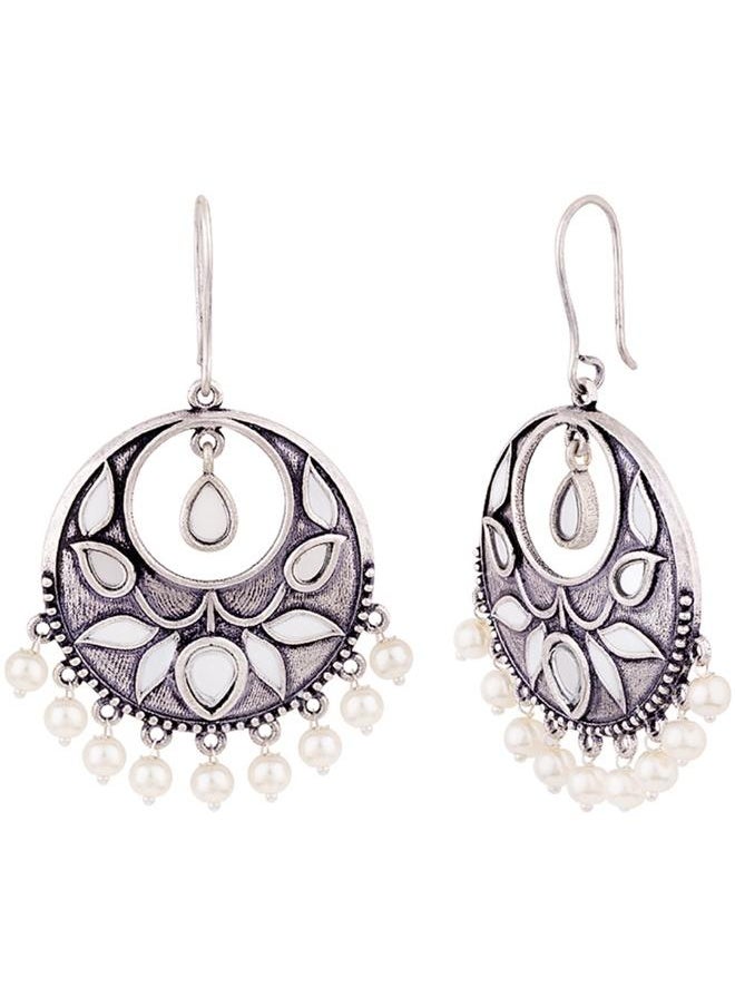 VOYLLA - Amaira Ethnic Hoop Earrings - Image 1