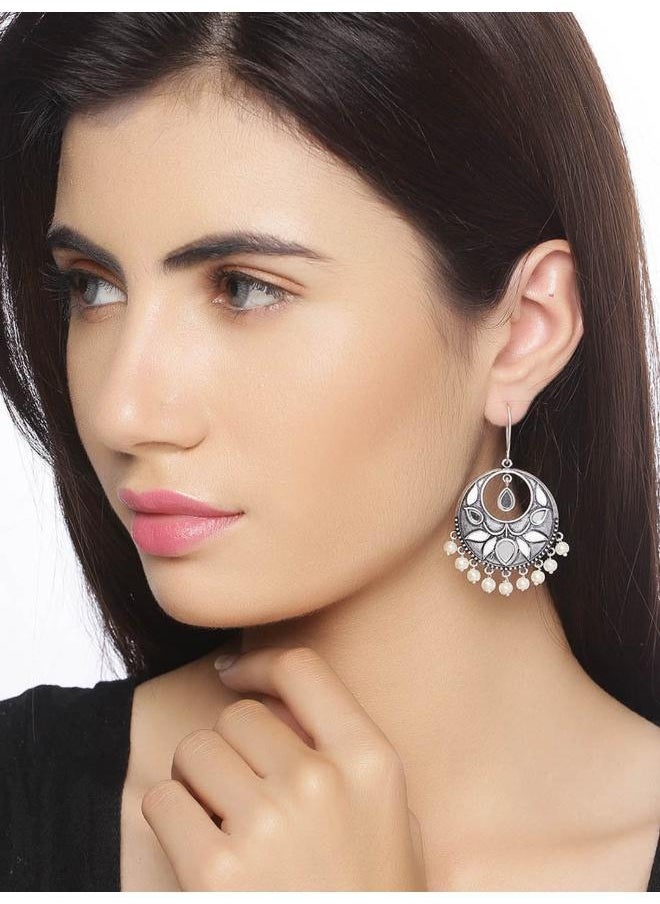 VOYLLA - Amaira Ethnic Hoop Earrings - Image 1