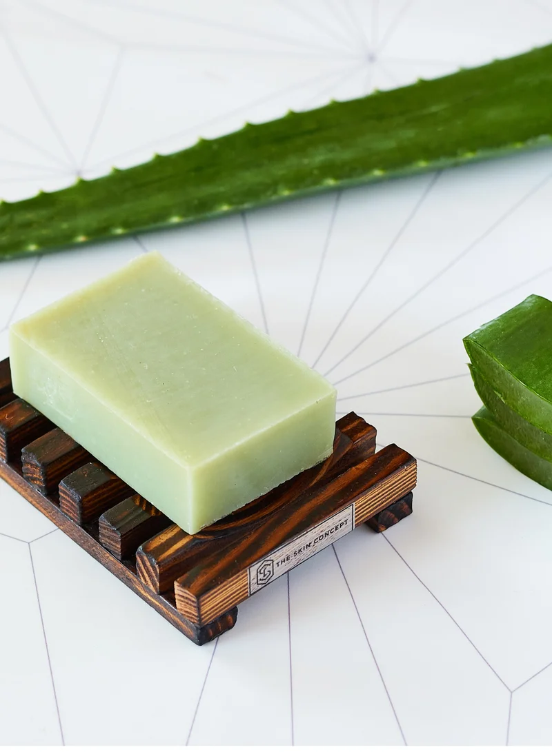 The Skin Concept  The Skin Concept Artisanal Soap Bar - Aloe Vera - Handmade, Vegan, Made with Aloe Gel for Women | Best Price UAE