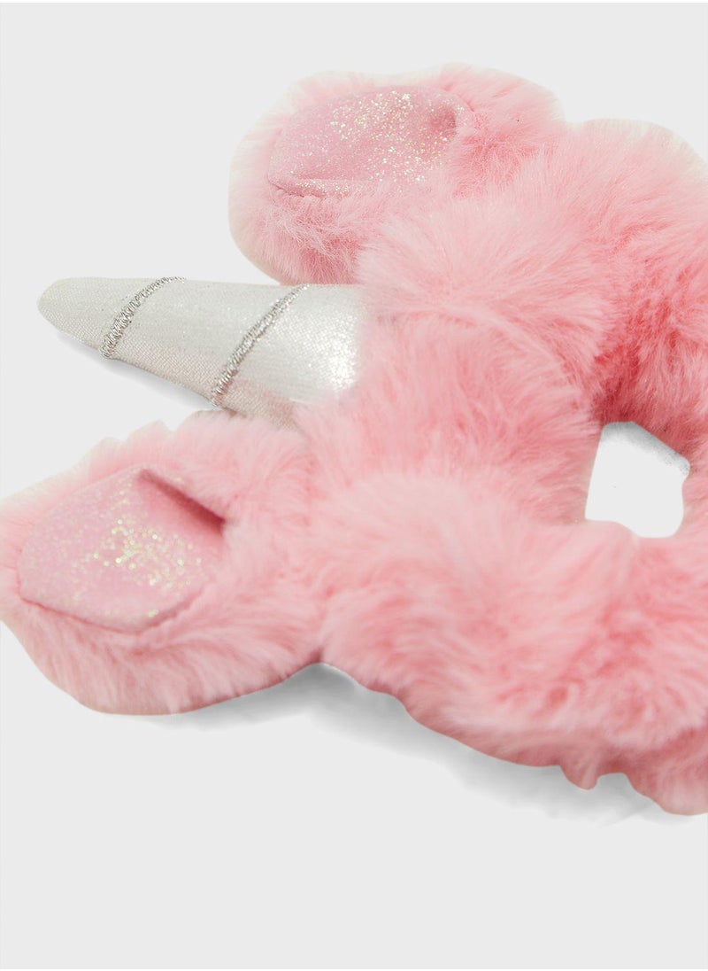 Claires Kids Unicorn Scrunchie Headband  - Image 2