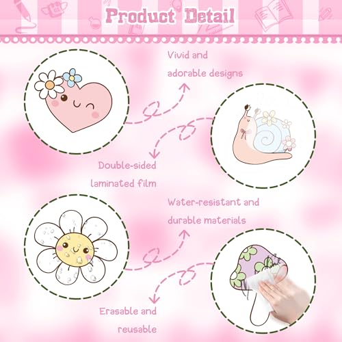 Polaxium Spring Bulletin Board Set Spring Classroom Decorations is in The Air Flower Cutouts for Classroom School Office Chalkboard Home Wall Window Door Spring Decor Supplies - Image 4