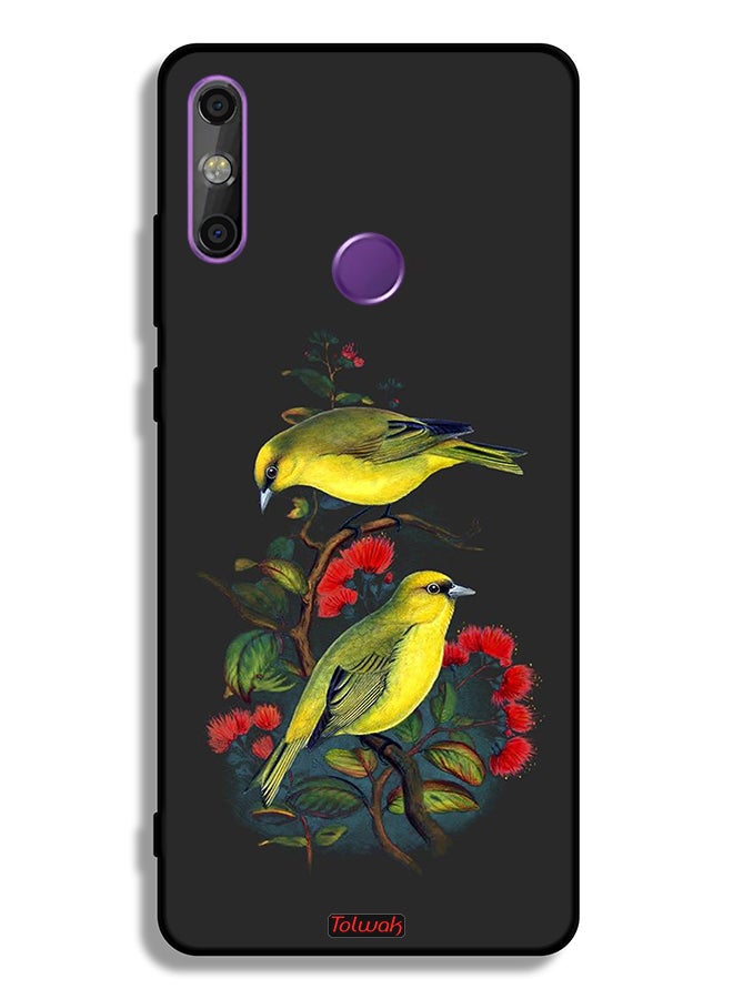 Tolwak Huawei Enjoy 20e Protective Case Cover Birds - Image 2