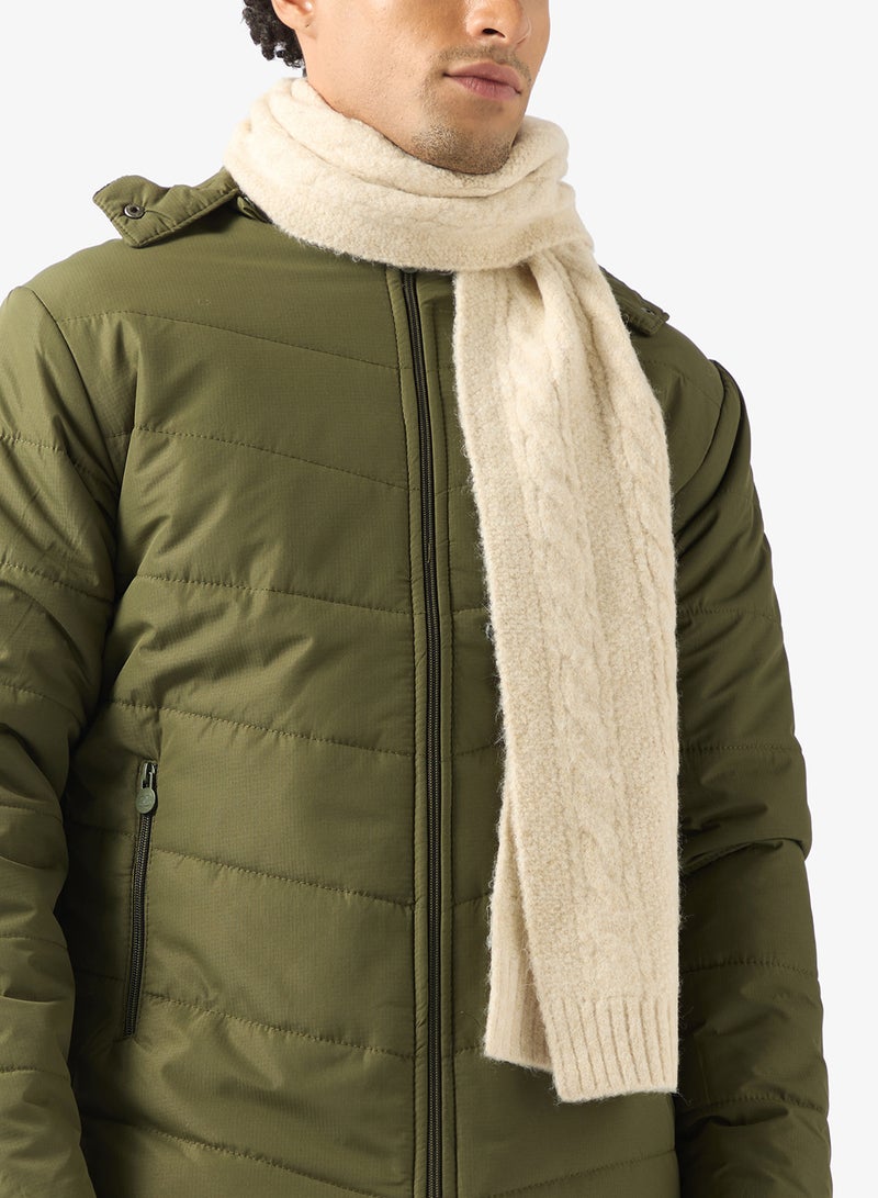 روبرت وود وشاح صوف كاجوال - Image 3