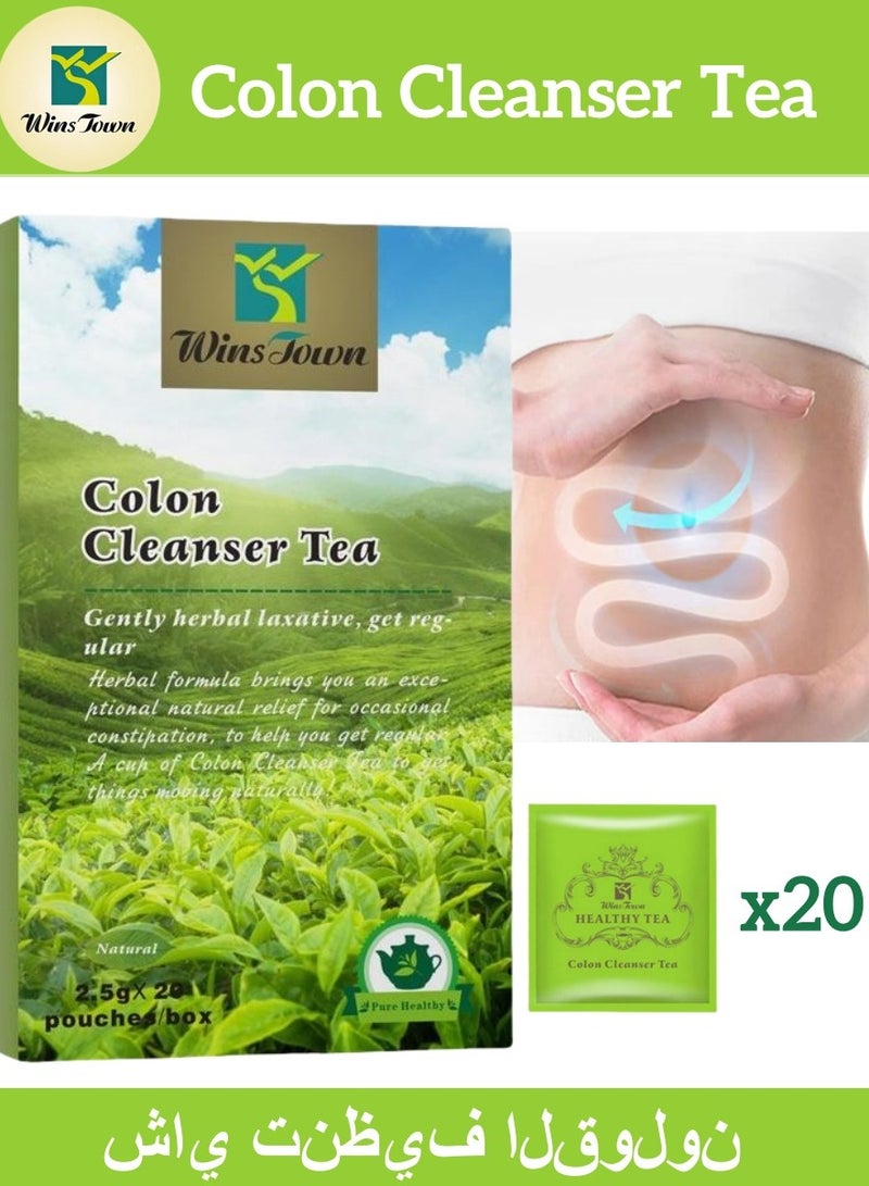 Wins Town Herbal Cleanse Lightweight Revitalization Natural Plant Colon Cleanser Tea Organic Formula Constipation Relief Safe Efficient Detox Slimming Tea  - Image 1