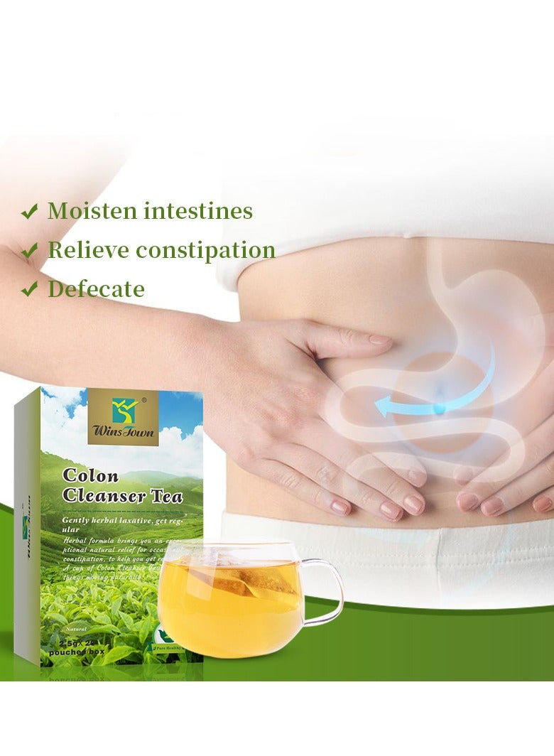 Wins Town Herbal Cleanse Lightweight Revitalization Natural Plant Colon Cleanser Tea Organic Formula Constipation Relief Safe Efficient Detox Slimming Tea  - Image 5