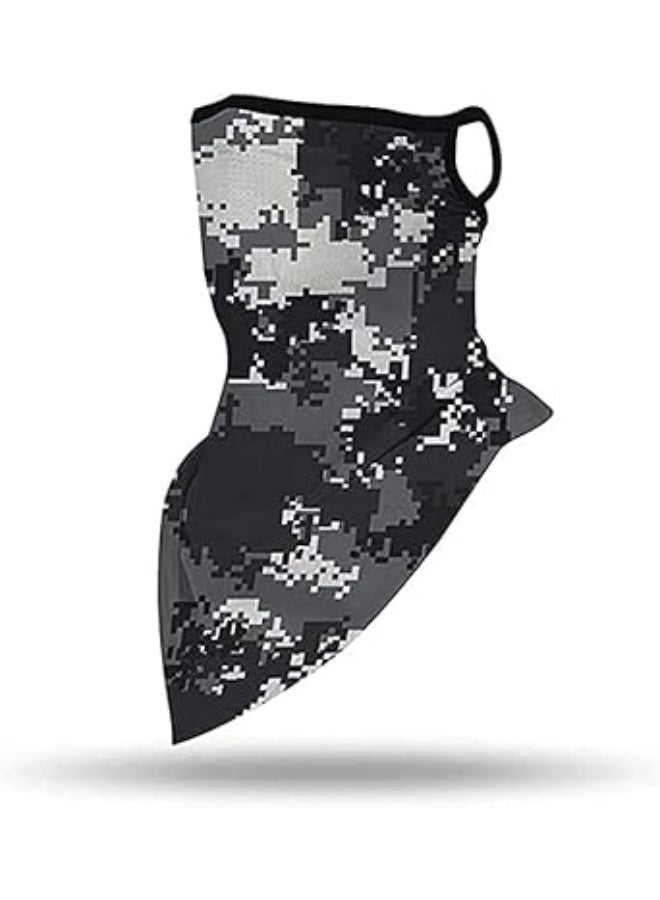 Bandana Face Mask Cycling Mask Camouflage Design Sun UV Protection With Ear Loops Washable Wind Motorcycle Mask Suitable for Dust Mask Outdoors Sports for Men Women and Teens, One Size - Image 2