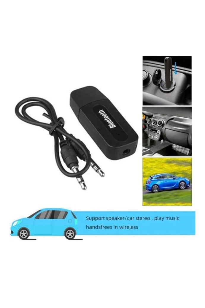 Earldom Bluetooth 5.0 Car Adapter – Wireless 3.5mm AUX Bluetooth Receiver & Transmitter Dongle for Car Stereo, TV, PC, Wired Headphones, Home Audio, Speaker System – Universal Compatibility - Image 3