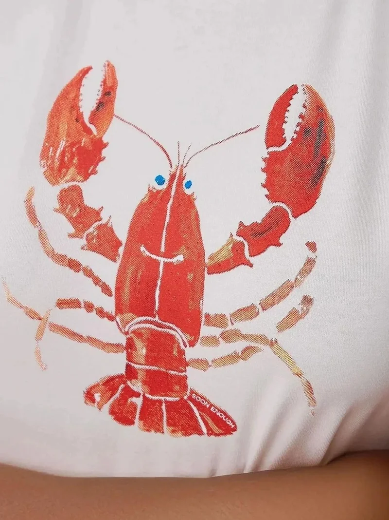 هيكاب تي شيرت أطفال بطبعة ياقة دائرية