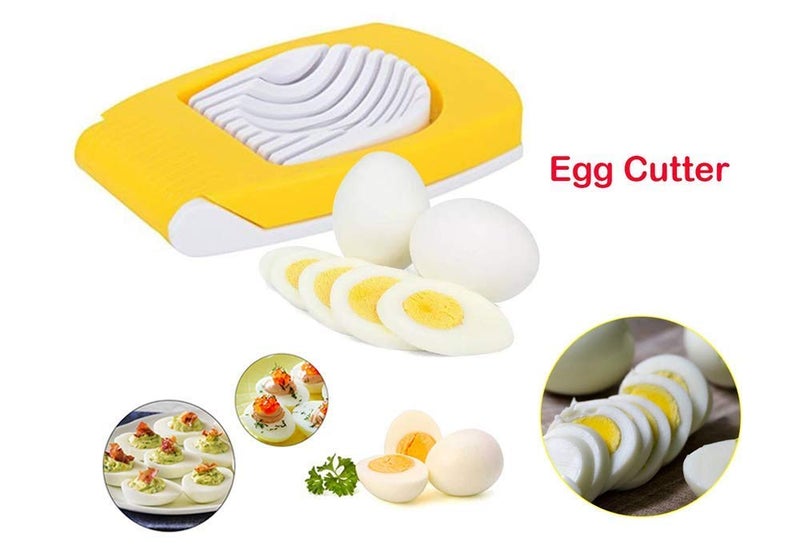 Kriya kriya Premium Egg Cutter Egg Cutter Egg Slicer Boiled Eggs Cutter Stainless Steel Cutting Wires Multi Purpose Slicer Egg Cutter for Hard Boiled Egge Slicer - Image 4