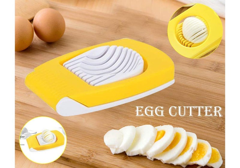 Kriya kriya Premium Egg Cutter Egg Cutter Egg Slicer Boiled Eggs Cutter Stainless Steel Cutting Wires Multi Purpose Slicer Egg Cutter for Hard Boiled Egge Slicer - Image 3